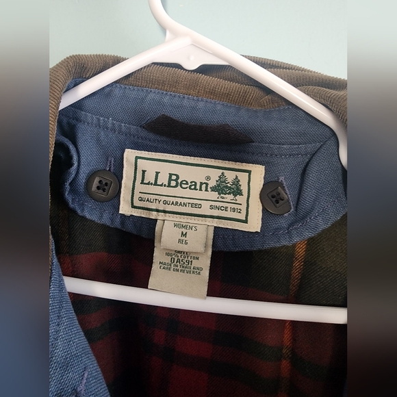 L.L. Bean Women's Blue 1980s 1990s Heavy Vtg Barn Chore Jacket Medium - Picture 3 of 6